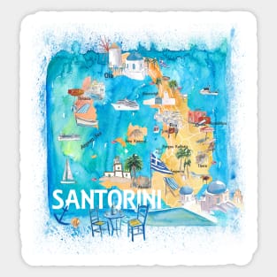 Santorini Sticker